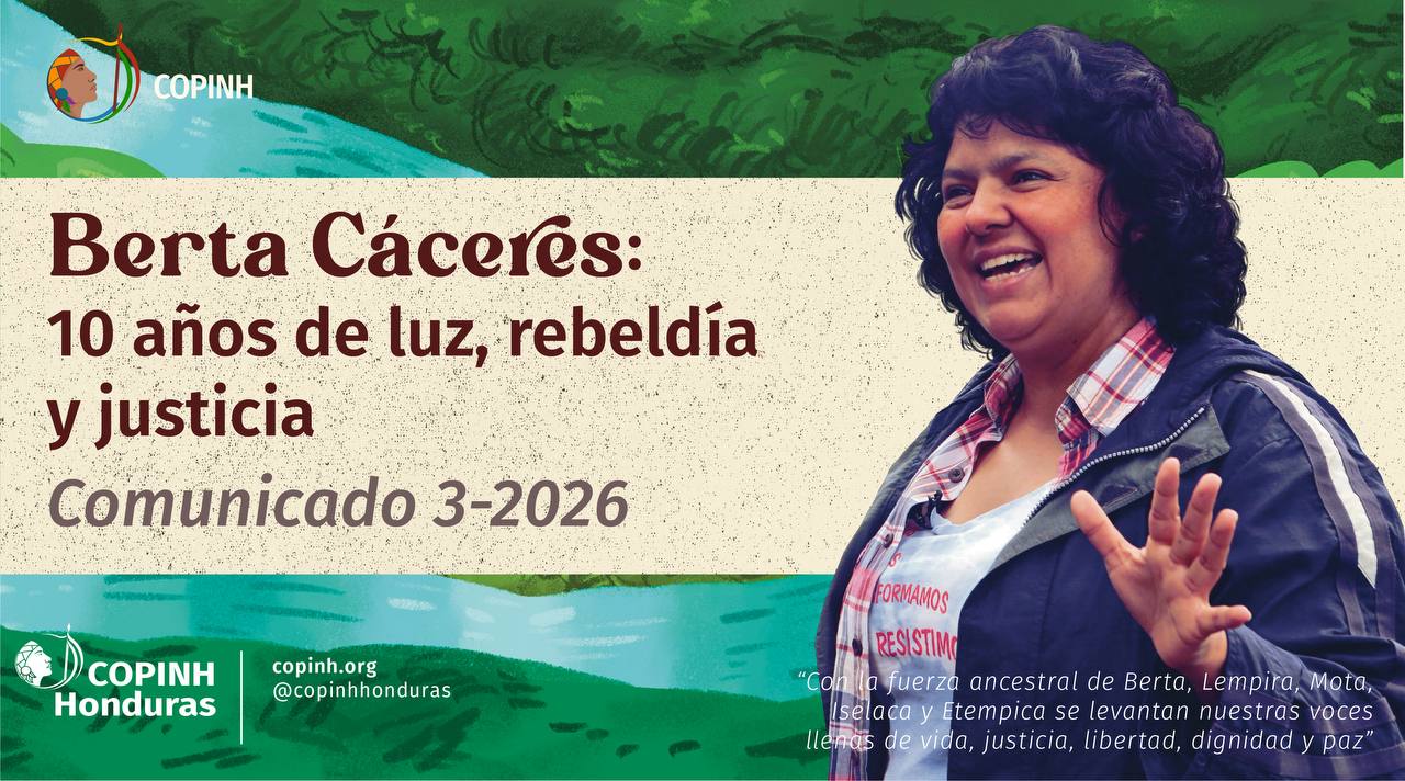 Berta COPINH Comunicado foto Berta COPINH Comunicado foto