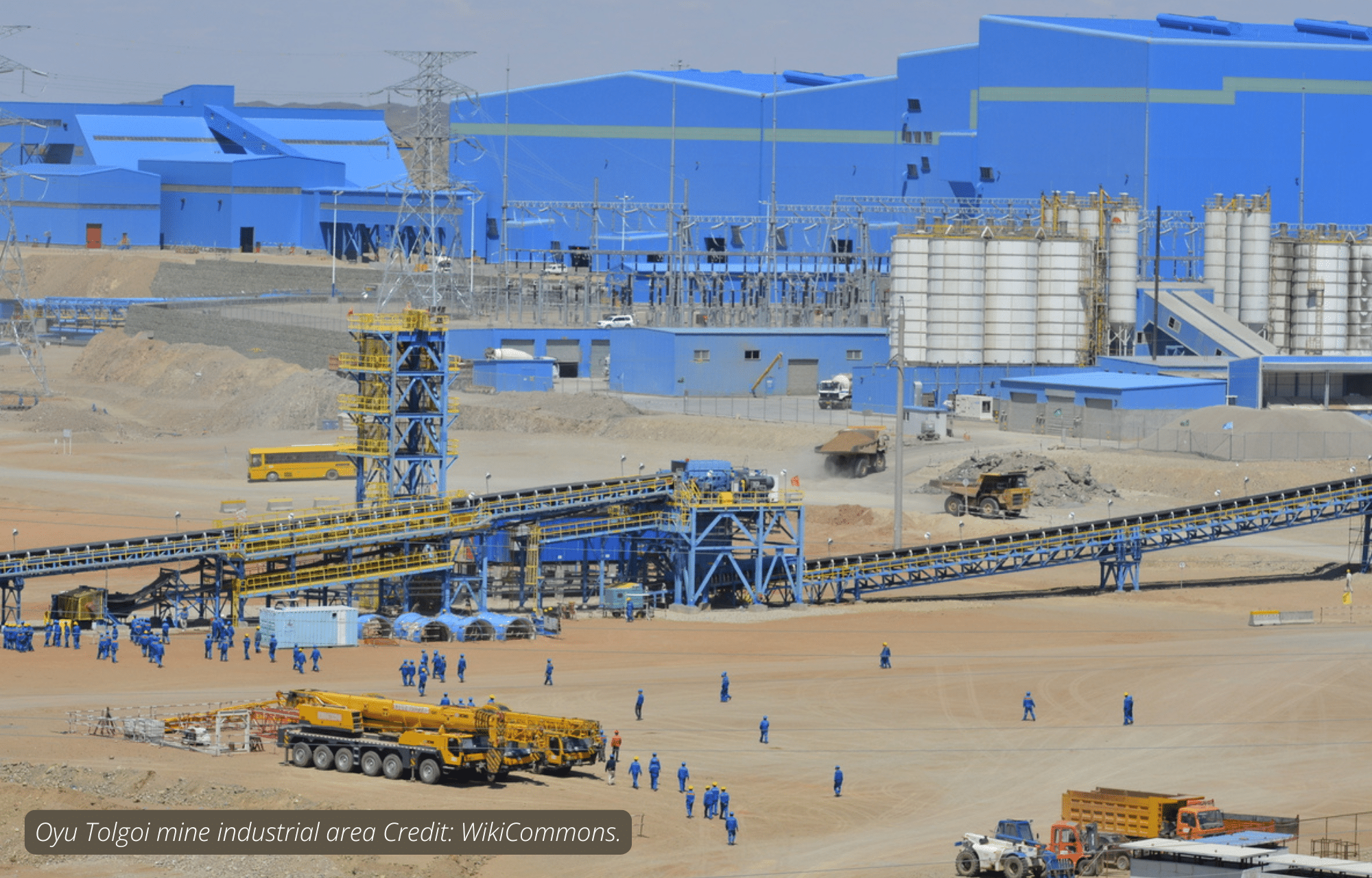 Oyu Tolgoi mine with caption Oyu Tolgoi mine with caption